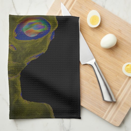 Glik me op Alien Towel Theedoek (Quarter Fold)