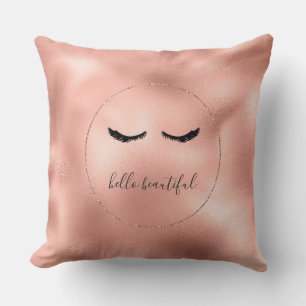 Gliltz Roos gouden wimpers Glam Kussen