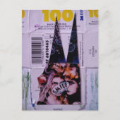 Glimlach 100 Mixed Media Collage Briefkaart (Voorkant)
