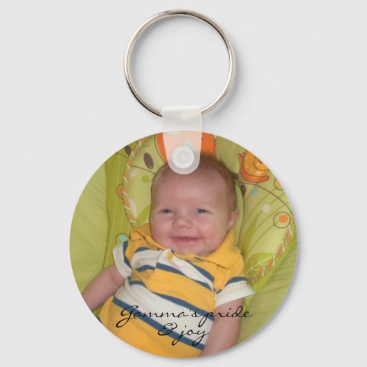 glimlach-2, Gamma's trots, & vreugde Sleutelhanger (Voorkant)