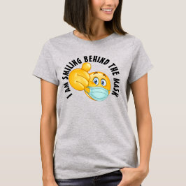 Glimlach achter het masker t-shirt