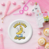 Glimlach als banaan papieren bordje (Feest)