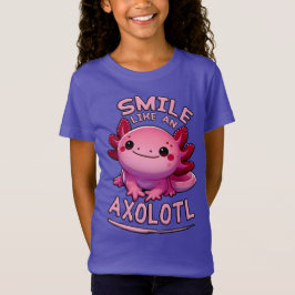 Glimlach als een Axolotl Girls T-shirt