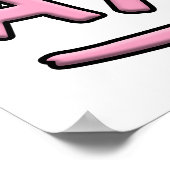 Glimlach als een Axolotl Poster (Hoek)