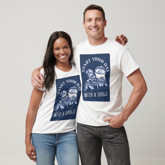 Glimlach, als je durft! Retro tandarts T-shirt (Unisex)