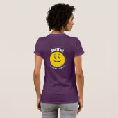 GLIMLACH ALS JE LESBIEN BENT T-SHIRT (Achterkant volledig)