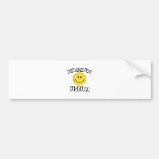 Glimlach als je van Vist houdt Bumpersticker