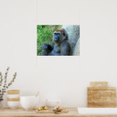 glimlach Ape Poster (Keuken)