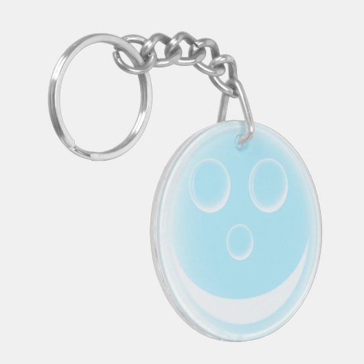 glimlach bubble sleutelhanger (Voorkant Links)