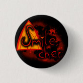 Glimlach, Cher:) Ronde Button 3,2 Cm (Voorkant)