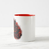 Glimlach, Cher:) Tweekleurige Koffiemok (Center)