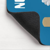 glimlach Daisy Nurse Appreciation Gift Muismat (Hoek)