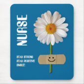 glimlach Daisy Nurse Appreciation Gift Muismat (Voorkant)
