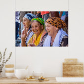 glimlach dames poster (Keuken)