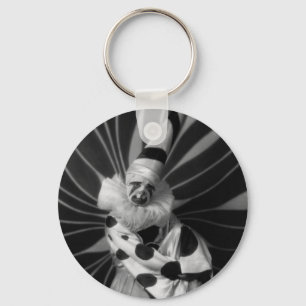 glimlach, de gelukkigste clown sleutelhanger