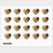 glimlach Dog Hart Sticker (Vel)