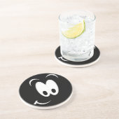 Glimlach donker Onderzetter (Zijkant)