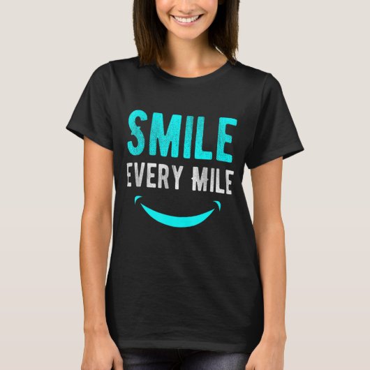 glimlach Elke Mile T-shirt (Voorkant)