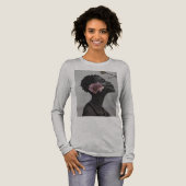 glimlach en bloem Tri-Blend shirt (Voorkant)