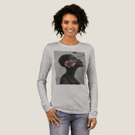 glimlach en bloem Tri-Blend shirt