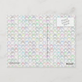 Glimlach - en de wereldglimlachen terug bij u! briefkaart (Achterkant)