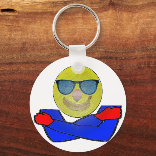 Glimlach en knuffels sleutelhanger (Achterkant)