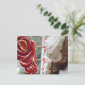 GLIMLACH EVEN BRIEFKAART (Staand voorkant)