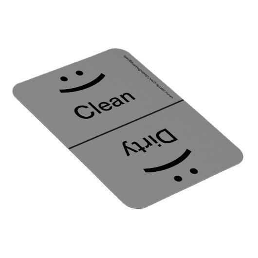 Glimlach/Frons - Donkergrijs Magneet (Rechterzijde)