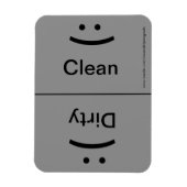 Glimlach/Frons - Donkergrijs Magneet (Verticaal)