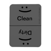 Glimlach/Frons - Donkergrijs Magneet (Verticaal)