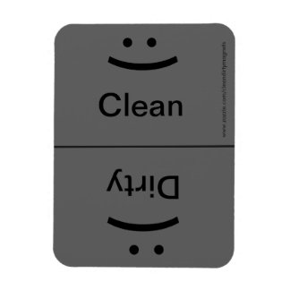 Glimlach/Frons - Donkergrijs Magneet