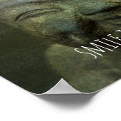 glimlach geluk je citeert lachende boeddha foto poster (Hoek)