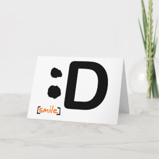 Glimlach… Geweldige Kaart