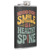 Glimlach gezond ruggengraat Chiropractor Quote Des Heupfles (Rechts)