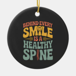 Glimlach gezond ruggengraat Chiropractor Quote Des Keramisch Ornament
