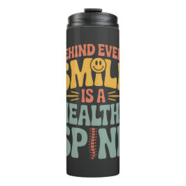 Glimlach gezond ruggengraat Chiropractor Quote Des Thermosbeker