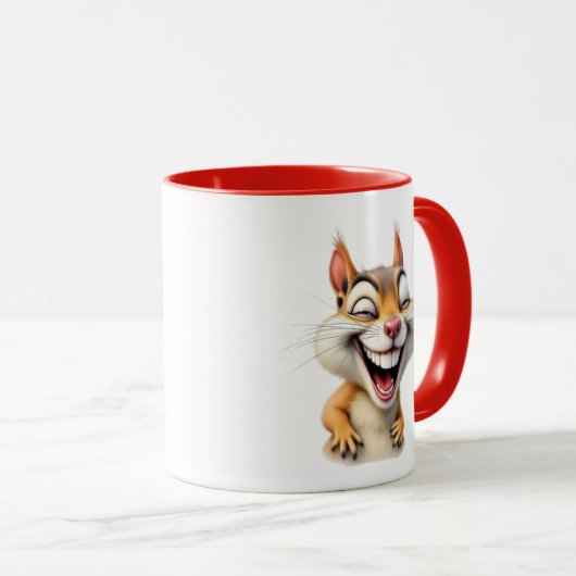 Glimlach, glimlach en ogen. mok (Voorkant rechts)