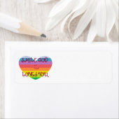 GLIMLACH GOD HOUDT VAN JE Label (Insitu)