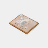 Glimlach Golden Retriever Post-it® Notes (Schuin)