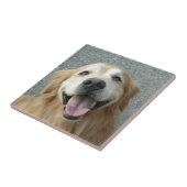 Glimlach Golden Retriever Tegeltje (Zijkant)