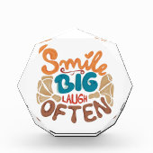 Glimlach Grote Lach Vaak: Vrolijk Fotoblokken (Voorkant)