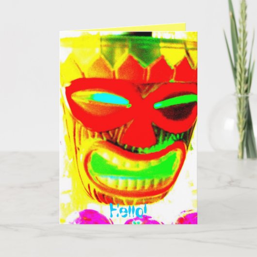 Glimlach, Hallo! Kaart (Voorkant)