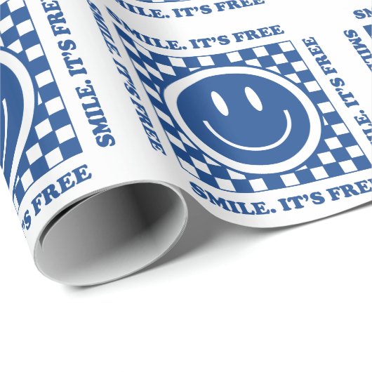 Glimlach Het Is Gratis Cadeaupapier (Rol Hoek)
