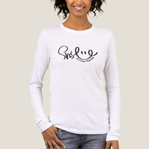 Glimlach, het is gratis therapie-positieve motivat Tri-Blend shirt