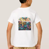 Glimlach Het is leuk T-shirt (Achterkant)