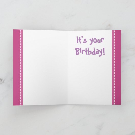 Glimlach! Het is Uw Verjaardag! De leuke Kaart van (Binnen)