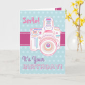 Glimlach! Het is Uw Verjaardag! De leuke Kaart van (Gele Bloem)