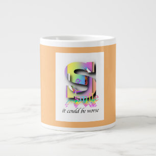 GLIMLACH, het kan erger Grote Koffiekop