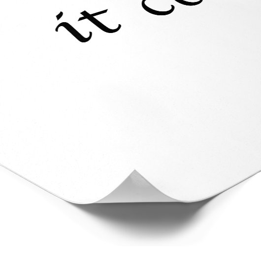 GLIMLACH, het kan erger Poster (Hoek)