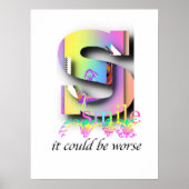 GLIMLACH, het kan erger Poster (Voorkant)